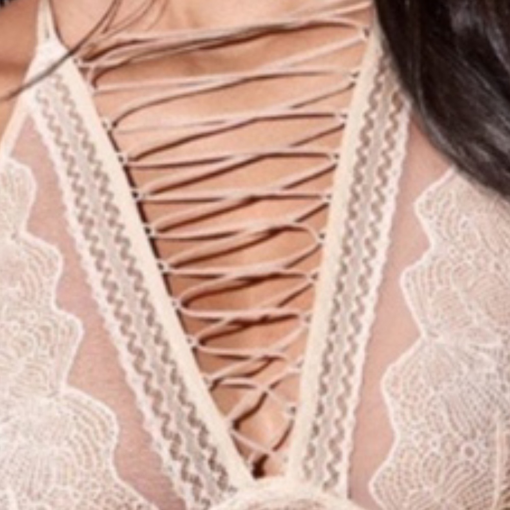 VS S High Neck Bralette Lace Up - Picture 7 of 16